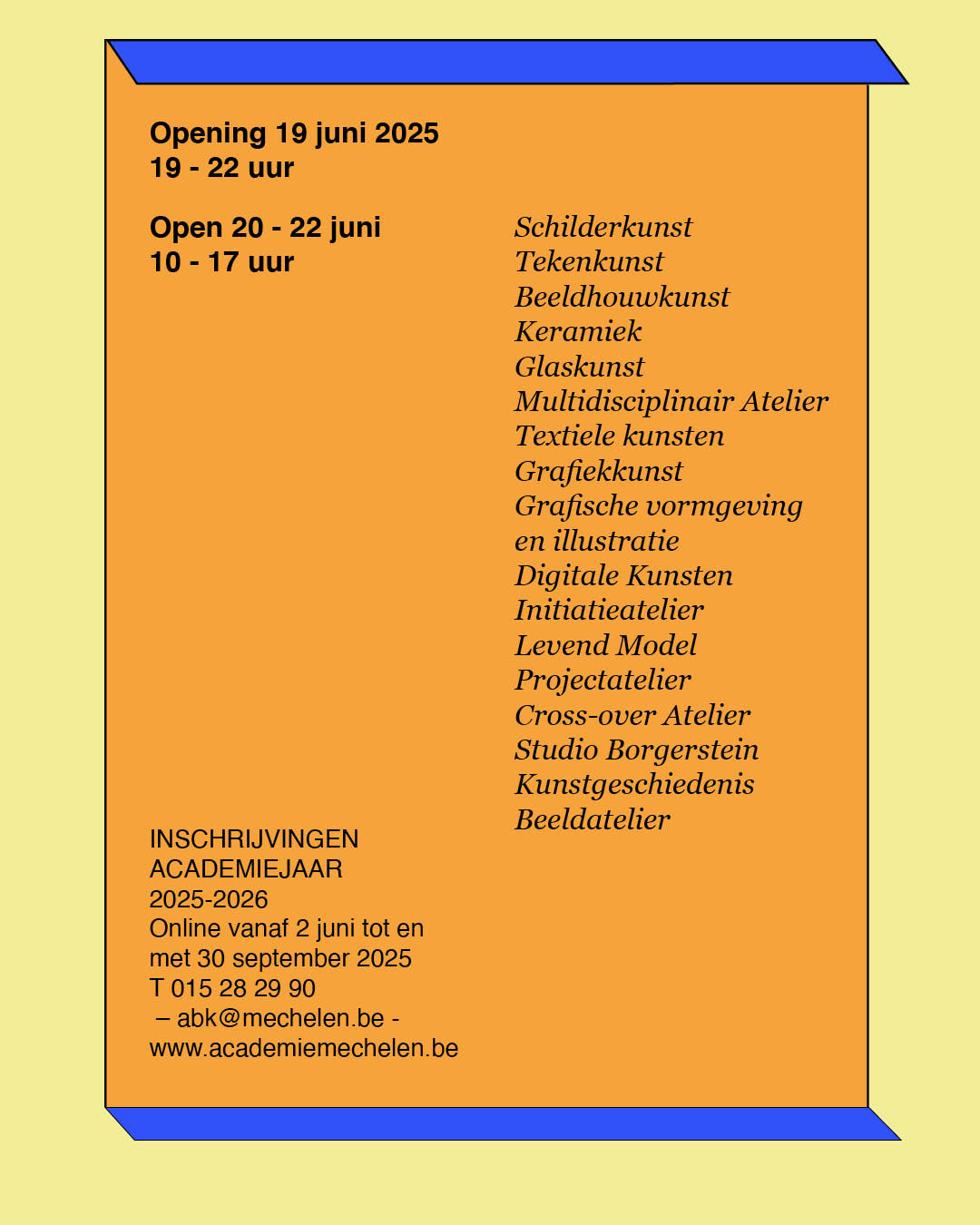 affiche open ateliers - verso